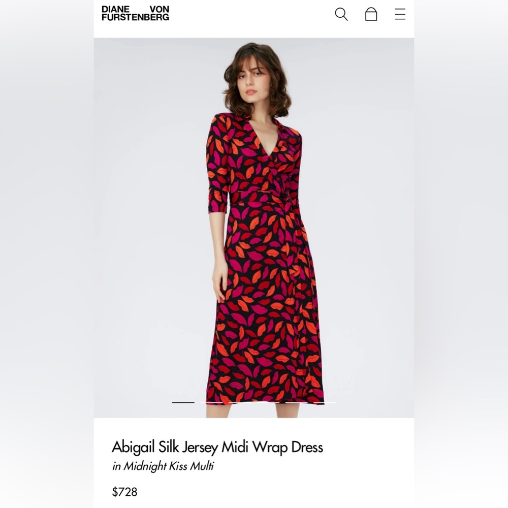Diane Von Furstenberg wrap dress SIZE M